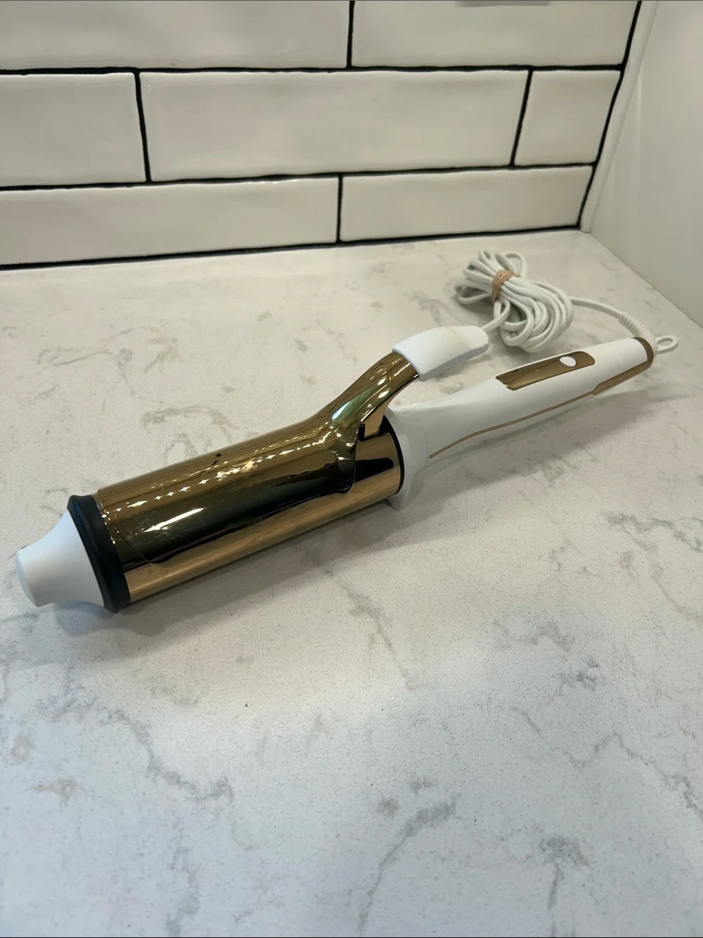 Kristin ESS 2” Soft Bend Titanium Curling Iron Gold Finish